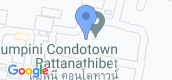 Map View of Lumpini Condo Town Rattanathibet