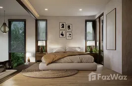  침실 아파트은 수랏 타니의 Ficus Residence The Leaf Collection에서 판매됩니다. 태국