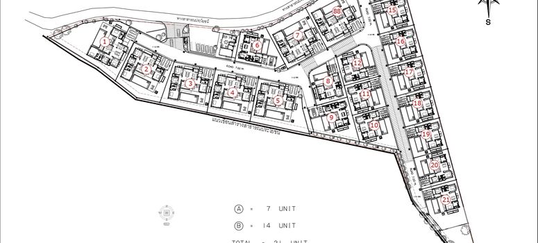 Master Plan of ตรีชฎา เอซัวร์ - Photo 1