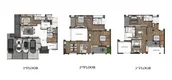 Unit Floor Plans of Grand Bangkok Boulevard Yard-Bangna