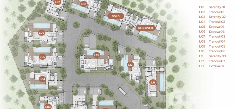 Master Plan of ลาวิส เอสเตท - Photo 1