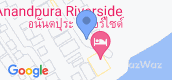 Map View of Anandpura Riverside Hotel