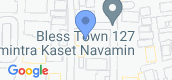 Vista del mapa of Bless Town Ramintra 127
