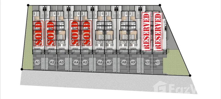 Master Plan of โมเดิร์น ทาวน์เฮ้าส์ กูกู้ - Photo 1