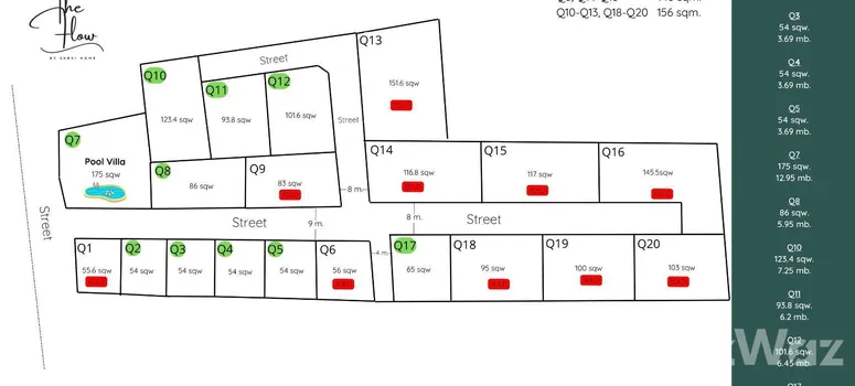 Master Plan of เดอะ โฟลว์ พงษ์ - มาบประชัน - Photo 1