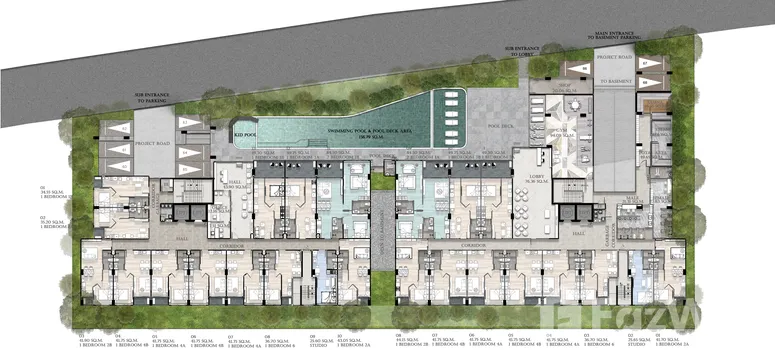 Master Plan of อเวนิว บูติก คอนโดมิเนียม - Photo 1