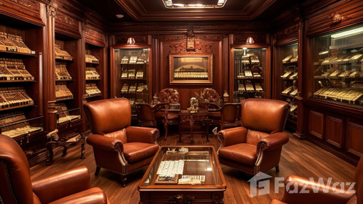 Photo 1 of the Cigar Lounge at Aeternitas Franck Muller