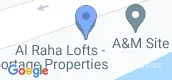 عرض الخريطة of Al Raha Lofts 1