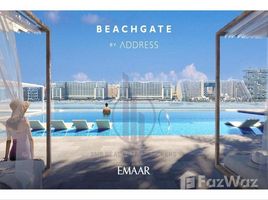 2 chambre Appartement à vendre à Beachgate by Address., EMAAR Beachfront