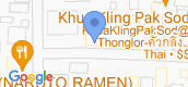 Vista del mapa of The Alcove Thonglor 5