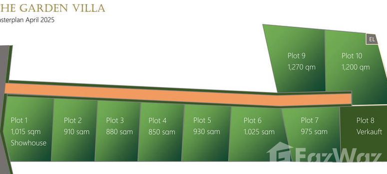 Master Plan of เดอะ การ์เดน วิลล่า - Photo 1