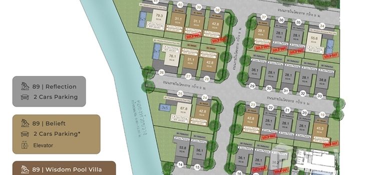 Master Plan of 89 เรสซิเดนซ์ รัชดา - พระราม 9 - Photo 1