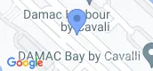 عرض الخريطة of Damac Bay 2